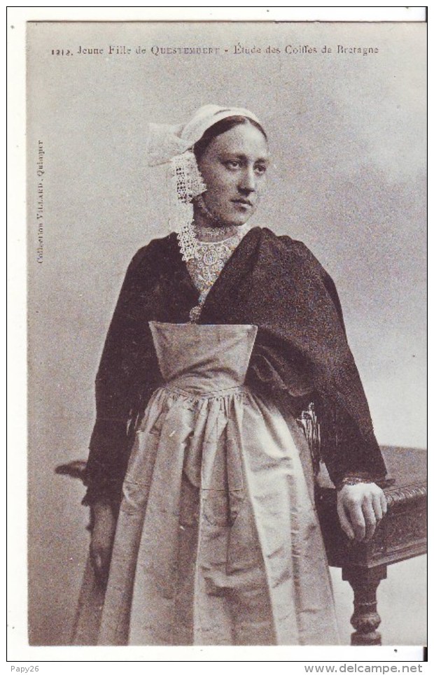 Cpa  Fille De Questembert - Questembert