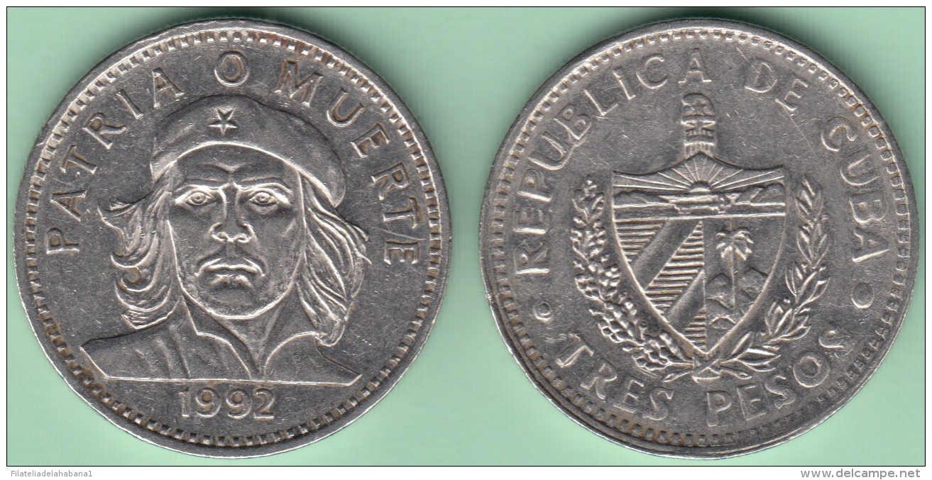 1992-MN-105 CUBA. 3$ 1992 ERNESTO CHE GUEVARA. - Cuba