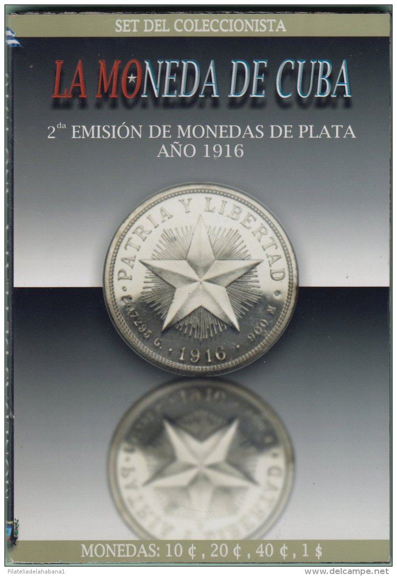 BK-SET-103 ANTILLES CARIBBEAN SPECIAL BOOK SILVER 1916 COMPLETE SET 10c-1$. STAR - Cuba