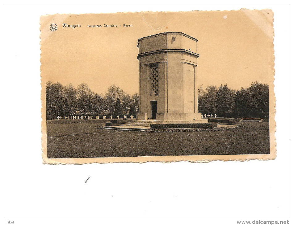 - 1518 -      WAREGEM  American Cemetery Kapel - Waregem