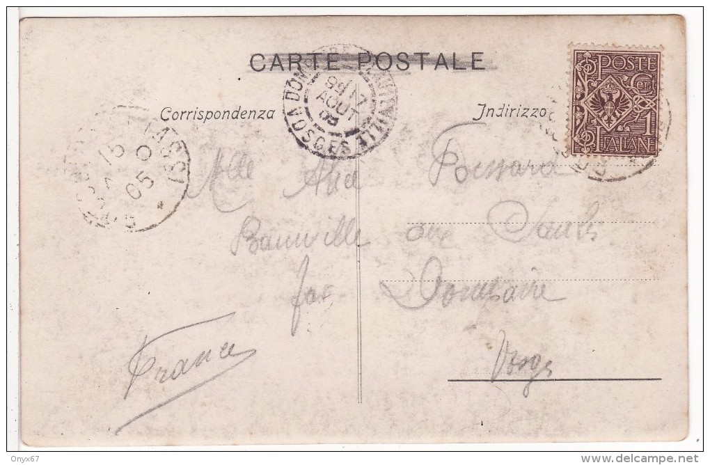 Carte Postale Bâteau-Navire De Guerre ? Italien-ITALIE "ETNA 107" Transport Maritime-Mer-Guerre-Militaire-Timbre-Stamp - Guerre