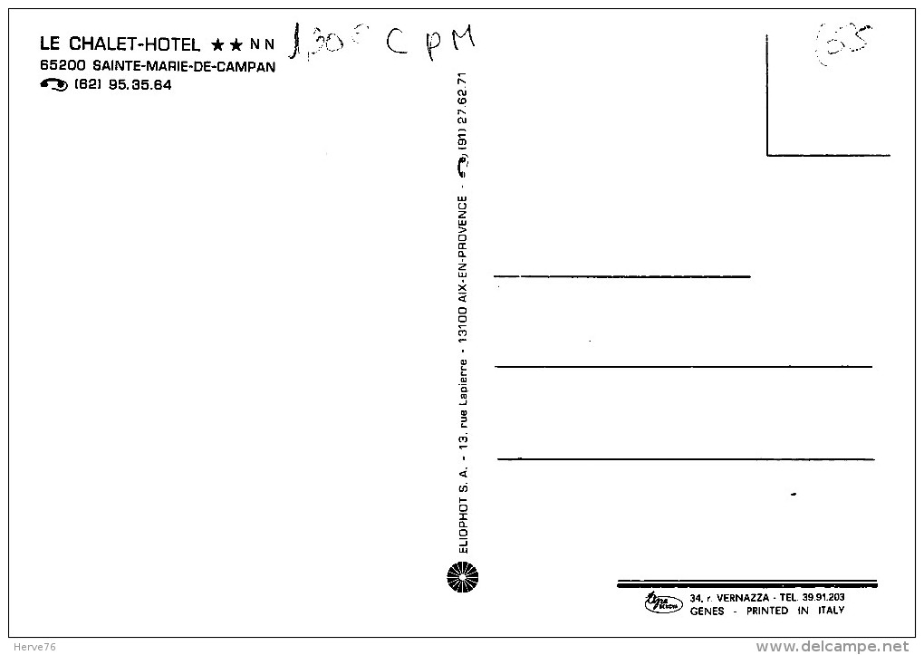 CPM - SAINTE MARIE DE CAMPAN - Le Chalet Hôtel - Autres & Non Classés