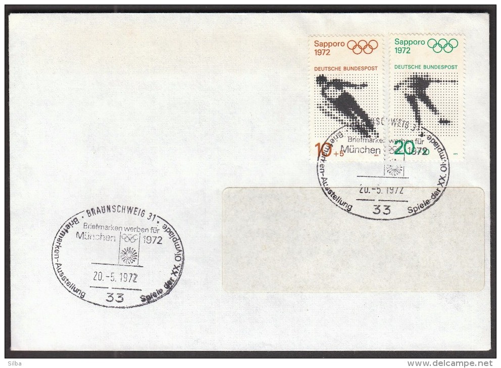 Germany Braunschweig 1972 / Olympic Games Munich 1972 / Philatelic Exhibition / Promotion Of Olympic Stamps - Ete 1972: Munich