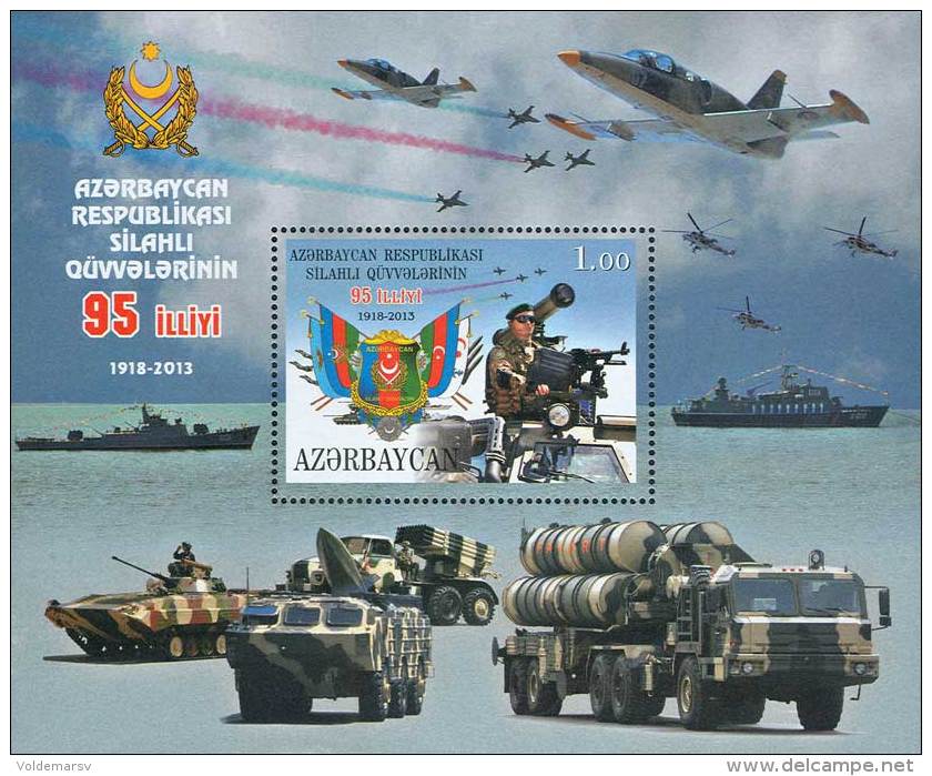 Azerbaïjan 2013 Mih. 1008 (Bl.133) Armed Forces MNH ** - Azerbaïdjan