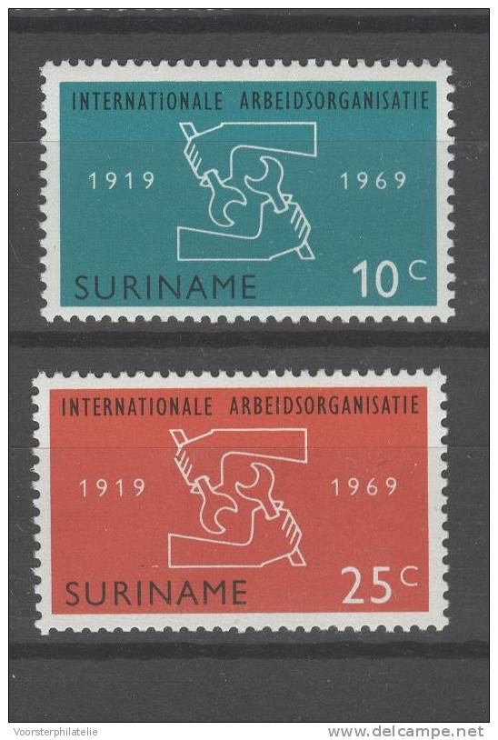 SURINAME 1969 NVPH 520-21 - Surinam ... - 1975