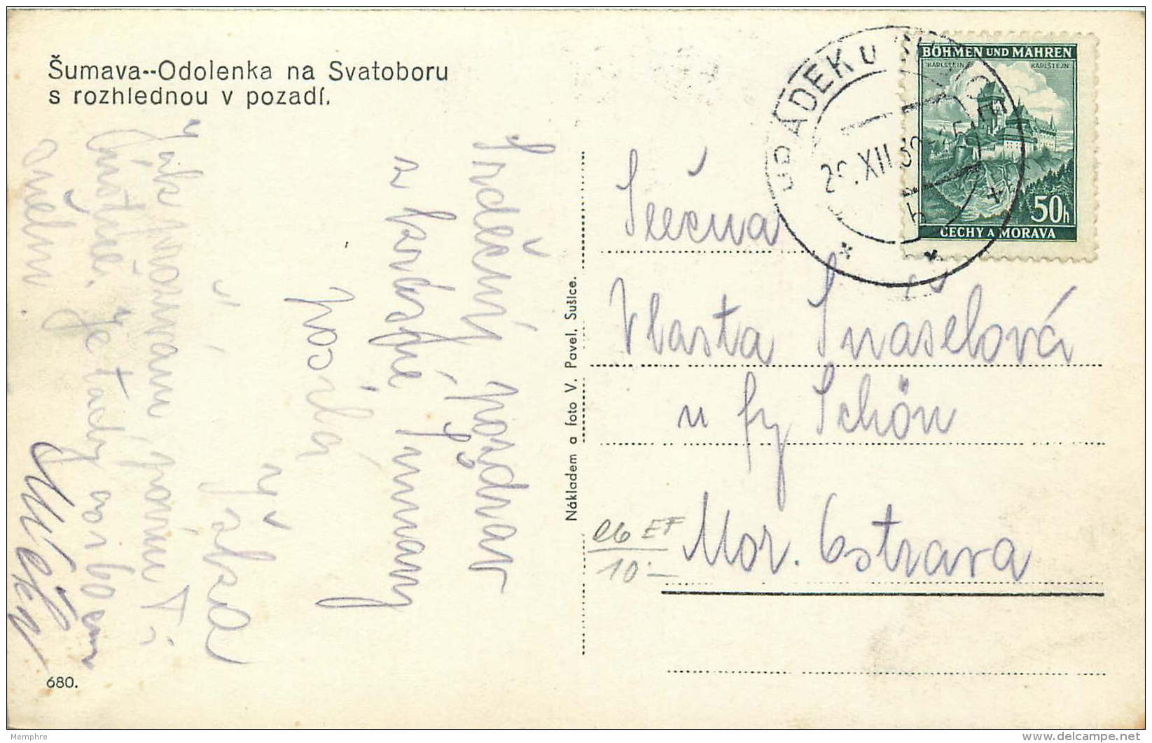 Böhmen Und Mähren   1939  MiNr 26  Einzelfrankatur - Lettres & Documents