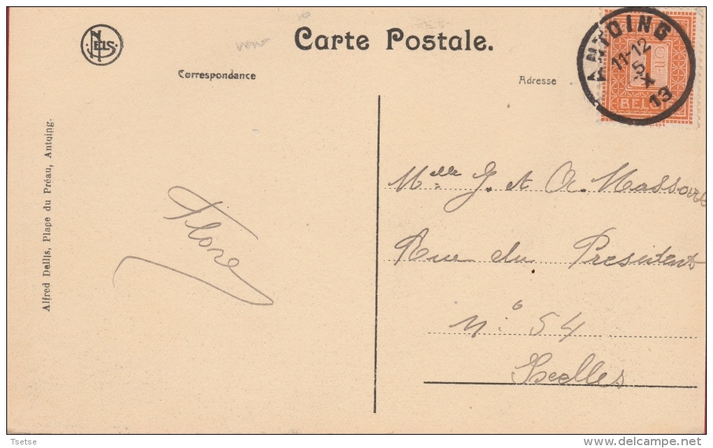 Antoing - Château De Madame Brébart-Dapsens  - 1913 ( Voir Verso ) - Antoing