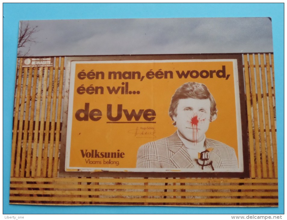 Foto´s Van Affiches POLITIEK ( Volksunie / Vlaams Belang - 2 Stuks ) Anno 1978 Antwerpen ( Details See Photo ) !! - Affiches