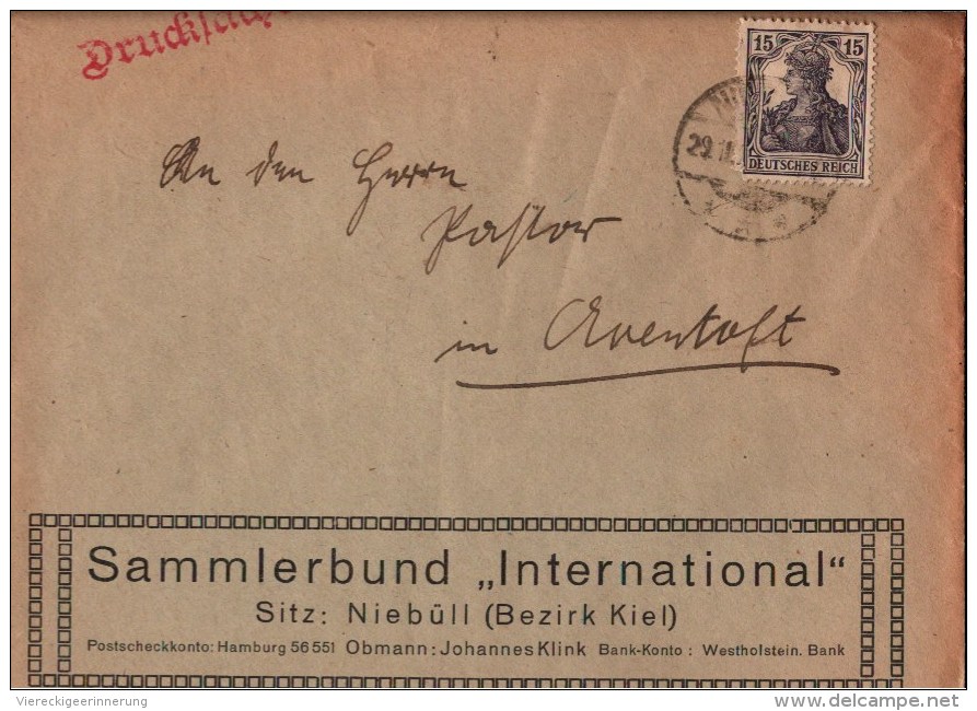 ! 1921 Briefmarken Zeitschrift Der Sammler, Erstausgabe Nr. 1, Niebüll, Schleswig-Holstein - Deutsch (bis 1940)