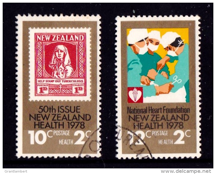 New Zealand 1978 Health Set Of 2 Used - Used Stamps