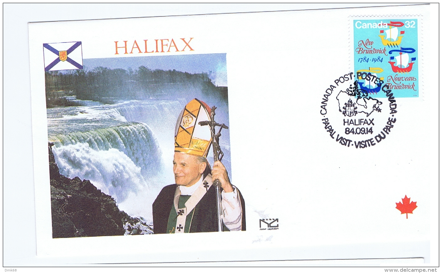 CANADA - HALIFAX - POPE JOHN PAUL?VISIT - FIRST DAY OF ISSUE - 1984 - 1981-1990