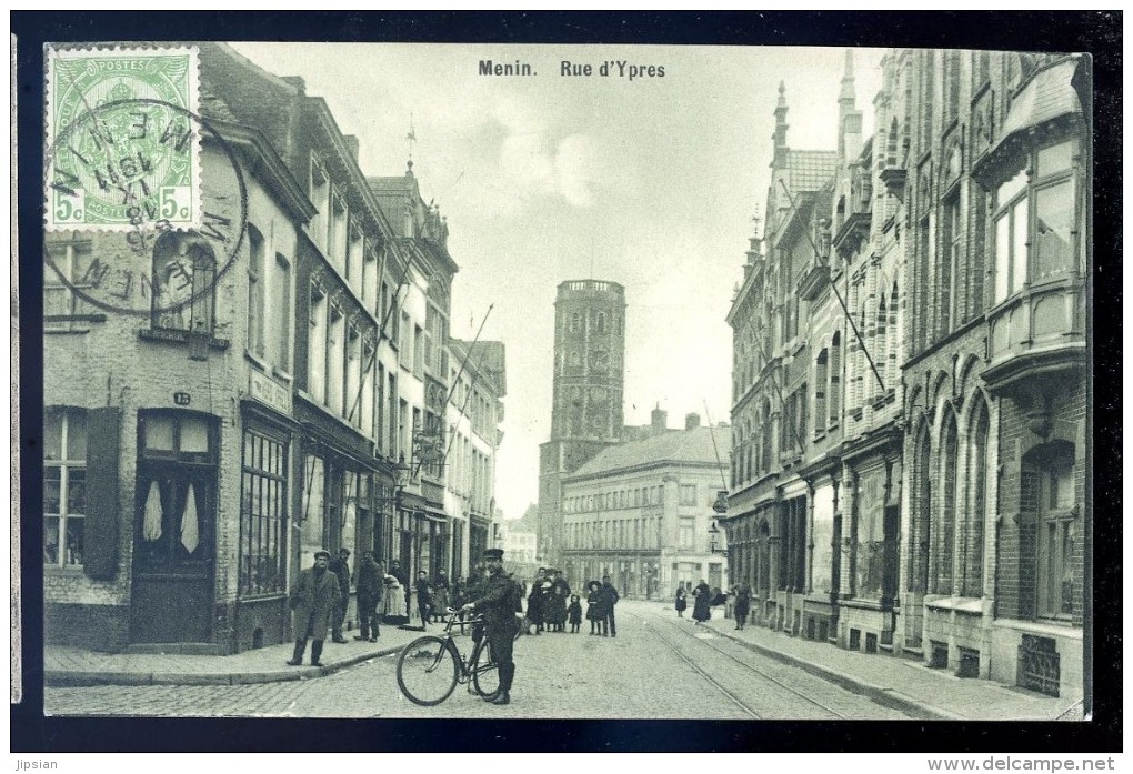 Cpa De Belgique Menin Rue D' Ypres  -- Menen     LIOB106 - Menen