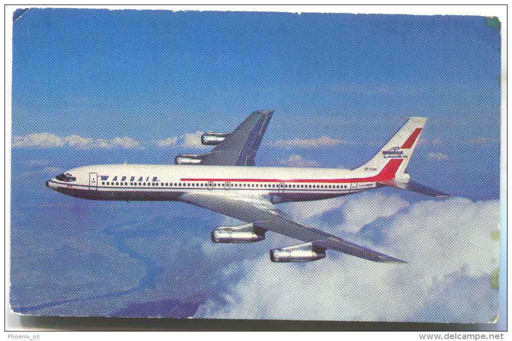 Airplane / Airlines, Plane Flug - BOEING 707 - 320C JET, WARDAIR CANADA - 1946-....: Moderne