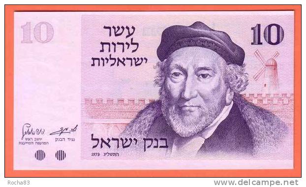 Billet  ISRAEL 10 Lirot  1973 - Pick 39 - Israele