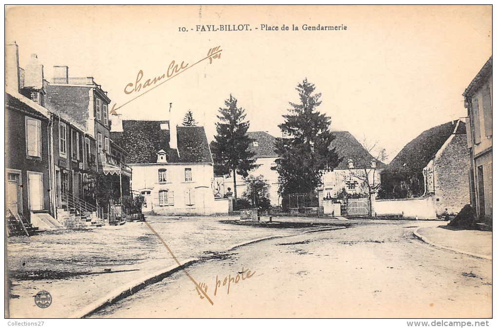 52-FAYL-BILLOT- PLACE DE LA GENDARMERIE - Fayl-Billot