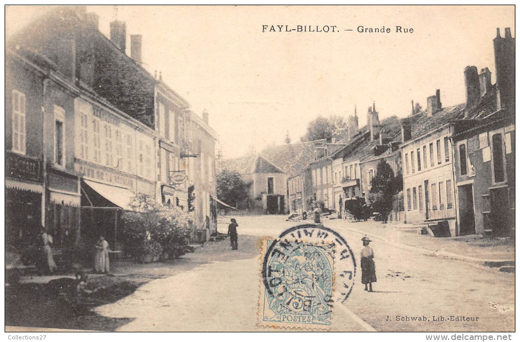 52-FAYL-BILLOT- GRANDE RUE - Fayl-Billot