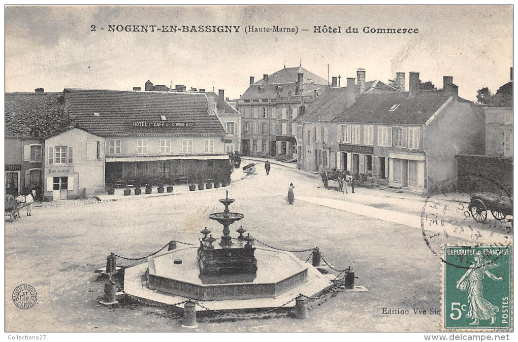 52-NOGNET-EN-BASSIGNY- HÔTEL DU COMMERCE - Nogent-en-Bassigny