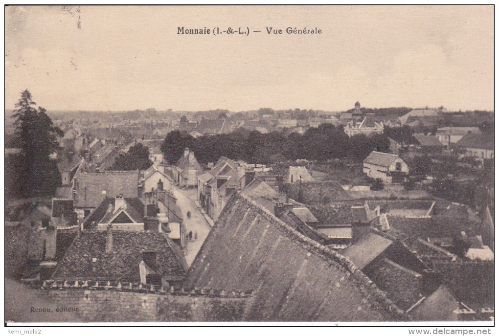 CARTE POSTALE     MONNAIE 37   Vue Générale - Monnaie