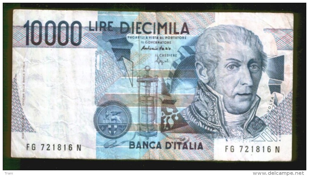 BANCONOTA DA 10.000 LIRE - "Volta" - Anno 1984 - 10000 Lire