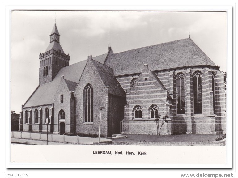 Leerdam, Ned. Herv. Kerk Links Beneden Vouw ) - Leerdam