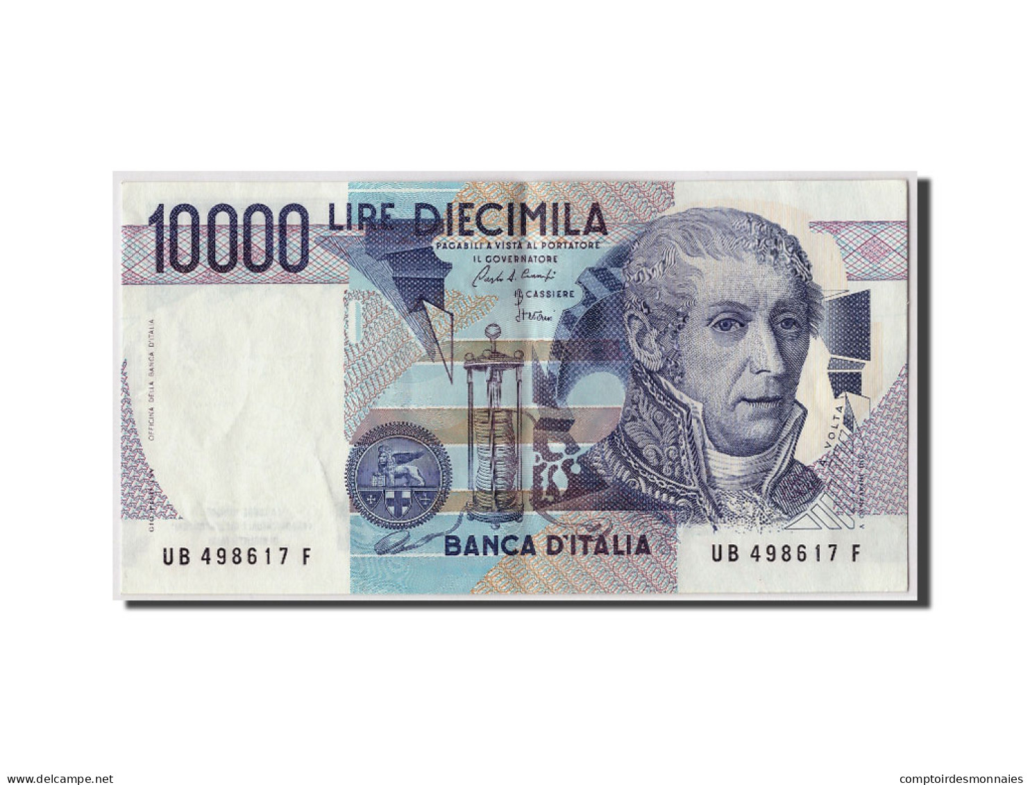 Billet, Italie, 10,000 Lire, 1984, 1984-09-03, KM:112a, TTB+ - 10000 Lire