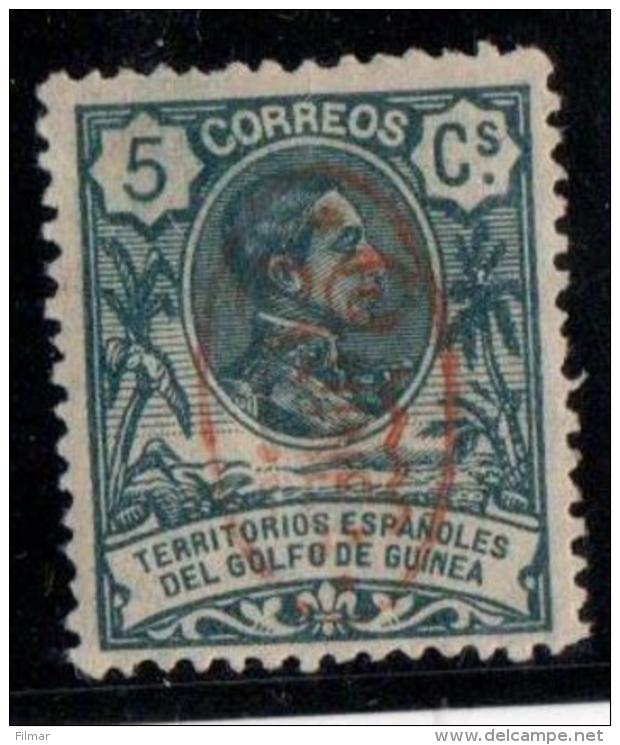 GUINEA Nº 74. TIPO 2. INVERTIDA. CON CHARNELA. - Guinea Española