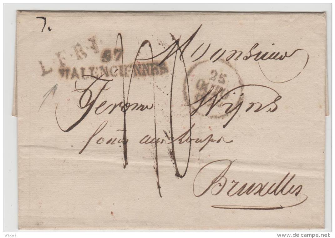 FP171 / Aus Frankreich 1820 (Wallenciennes) Nach Brüssel - 1801-1848: Vorläufer XIX