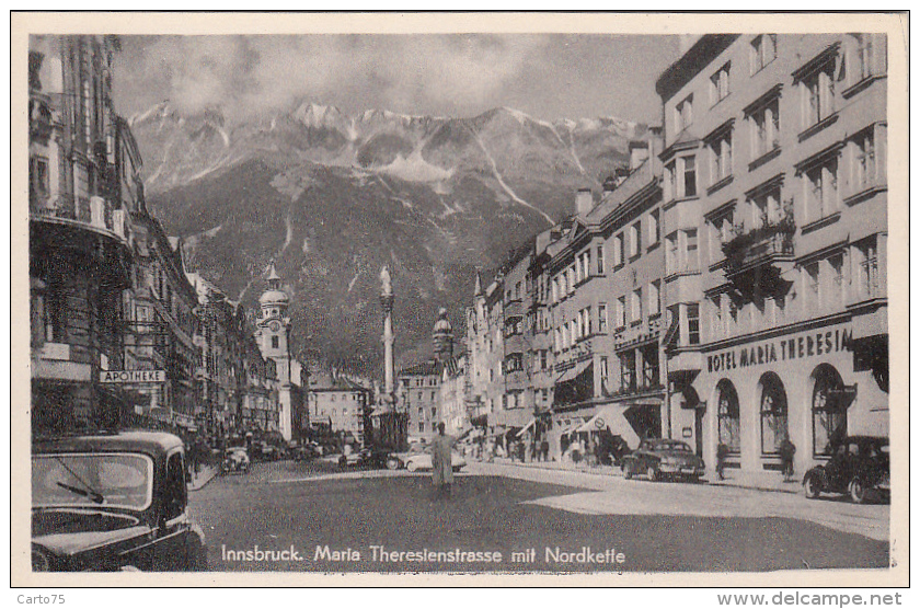 Autriche - Innsbruck - Maria Theresienstrasse Mit Nordkette - Innsbruck