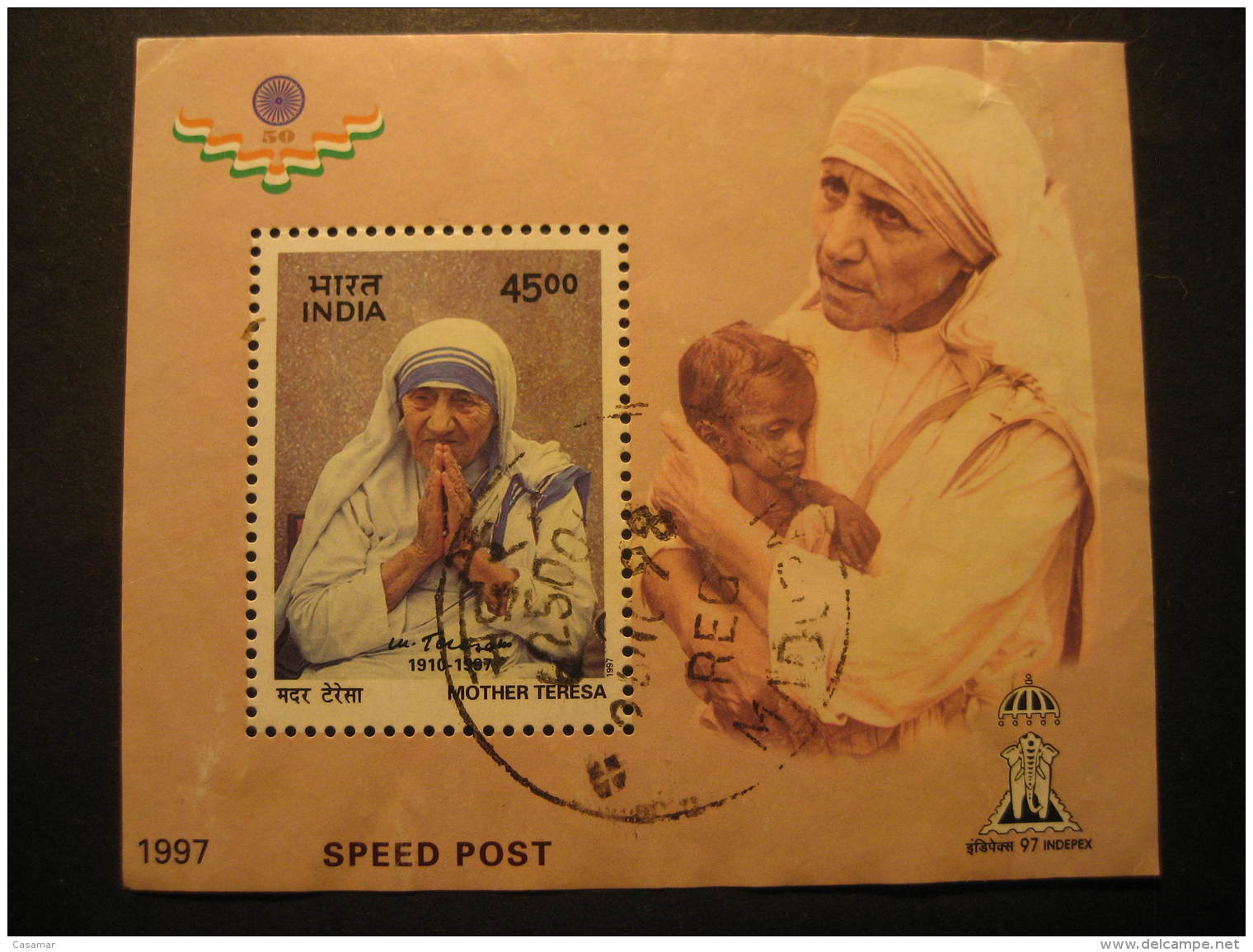 Mother TERESA India Cancel Block Inde - Madre Teresa