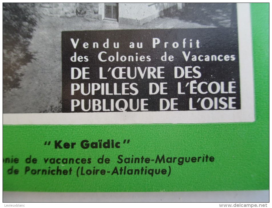 Calendrier Moyen De Bureau à Deux Volets/"l´Oeuvre Des Pupilles De L´Ecole Publique De L´Oise"/1968    CAL349 - Sonstige & Ohne Zuordnung