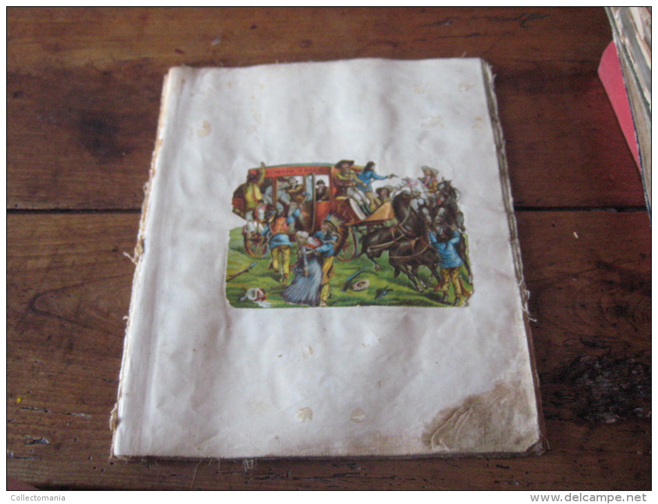 Album Scraps, PUB De Beukelaer & THEMATICS Circus Clowns Horses, Indianen,  Victoria Cross Harry PAYNE Scraps 1884 - Enfants