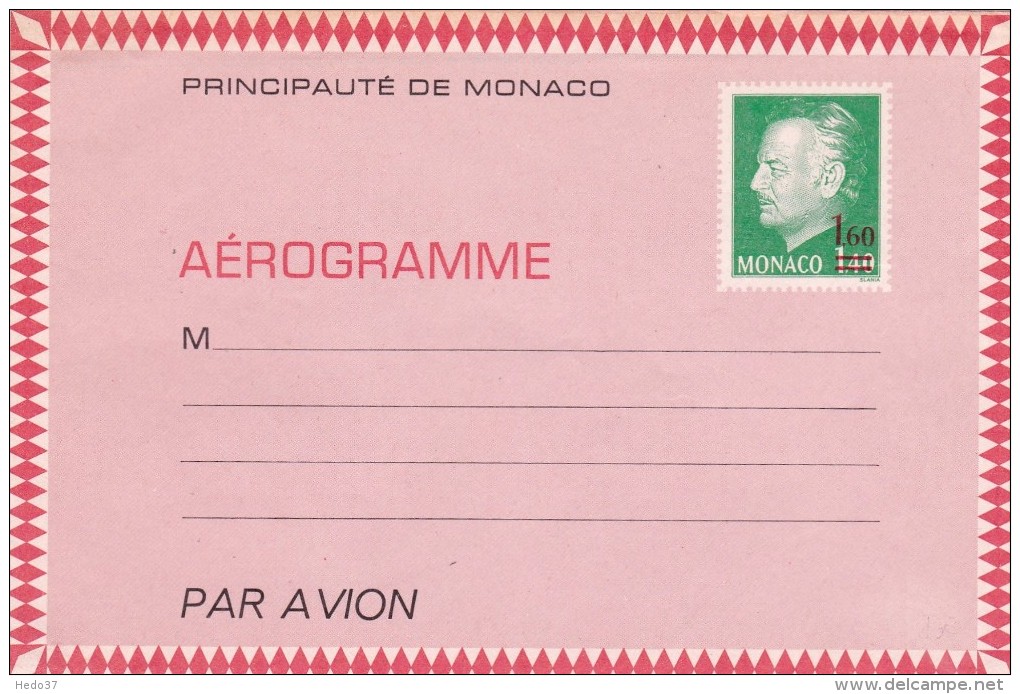 Monaco - Entiers Postaux - Postal Stationery