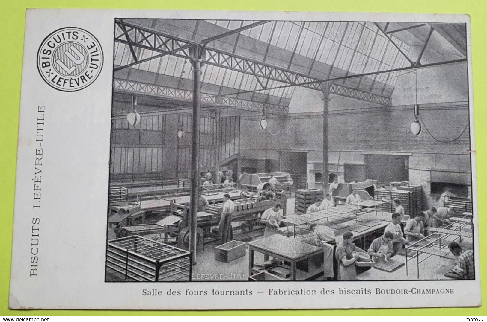 6 CPA Cartes Postales - Série Des Cartes " BLANCHE " Anciennes Usine Lefèvre Utile - Biscuits LU /36 - Lu