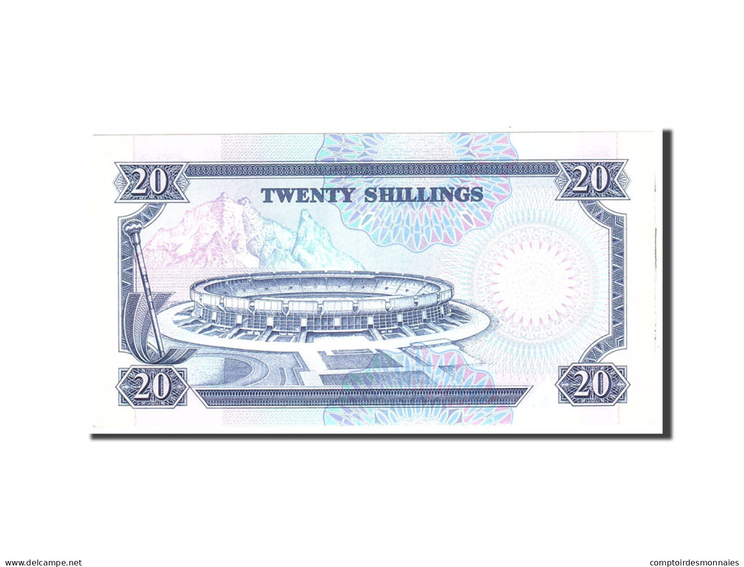 Billet, Kenya, 20 Shillings, 1988, Undated, KM:25e, NEUF - Kenia