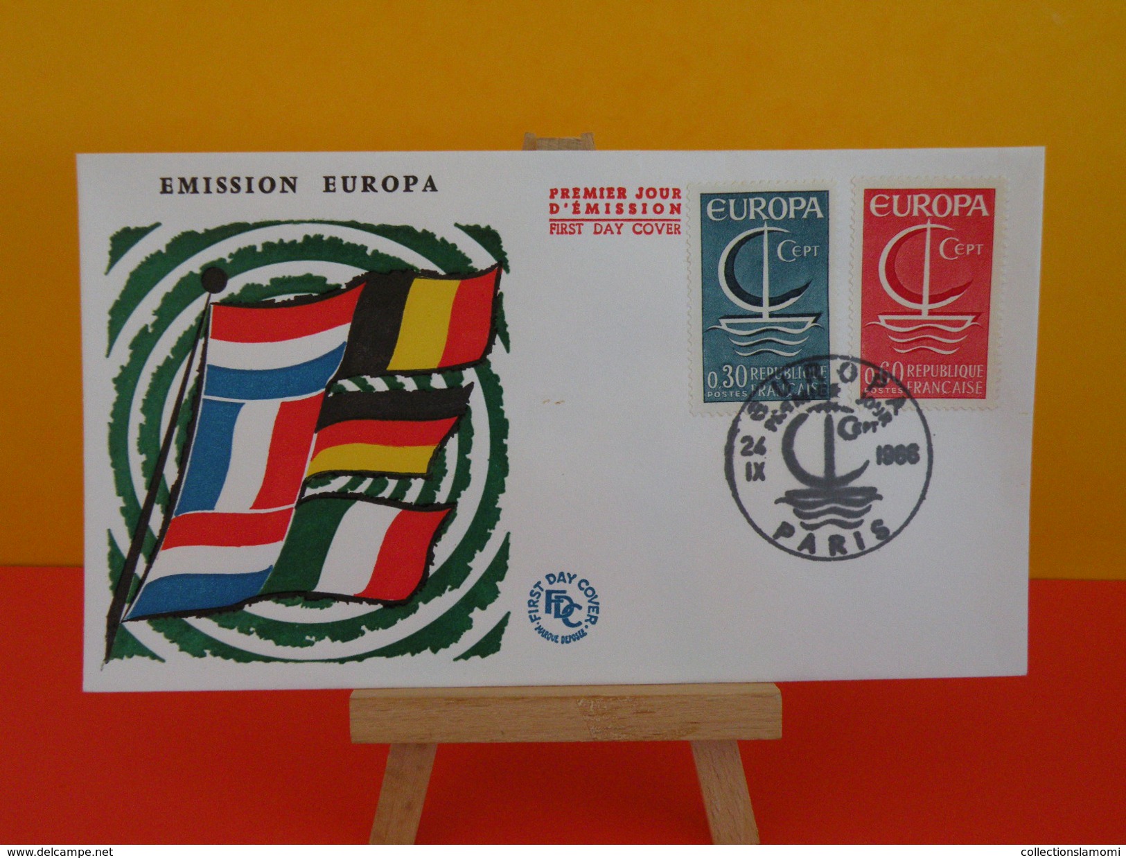 FDC - Europa CEPT - Paris - 24.9.1966 - 1er Jour, Coté 2 € - 1966