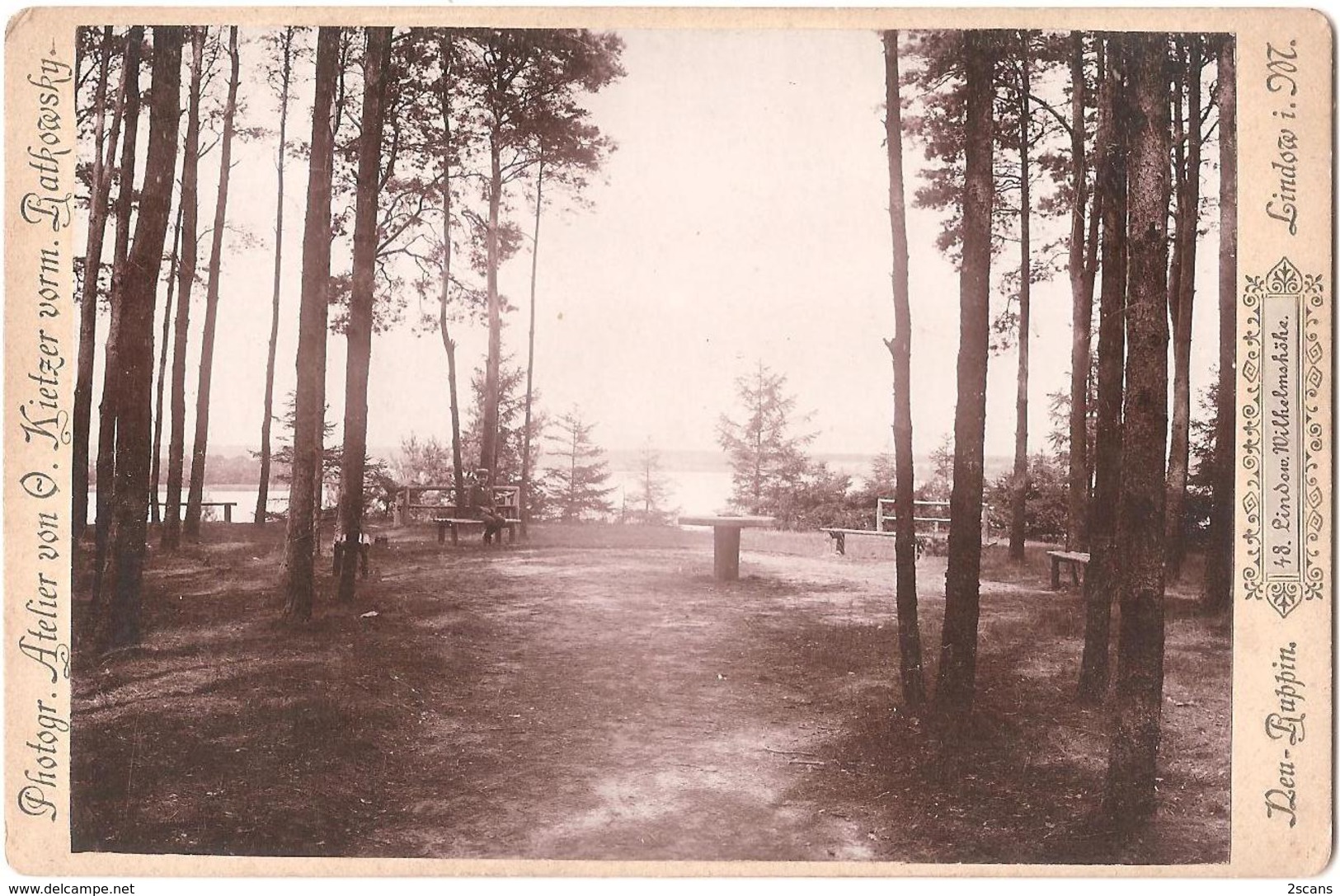 (Allemagne) - LINDOW IN DER MARK - Lot 4 PHOTOS 19è siècle (vers 1895), foto.Kietzer vorm.Ratkowsky Neu-Ruppin Neuruppin