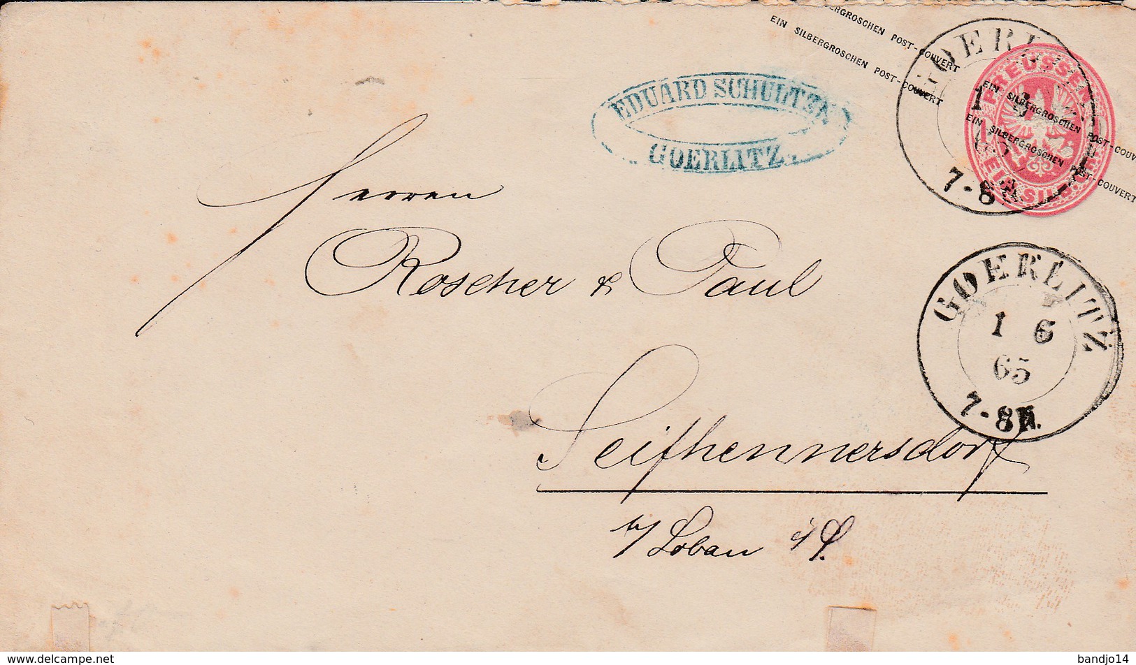 Lettre  (entier Postal ) - Scan Recto-verso - Postal  Stationery