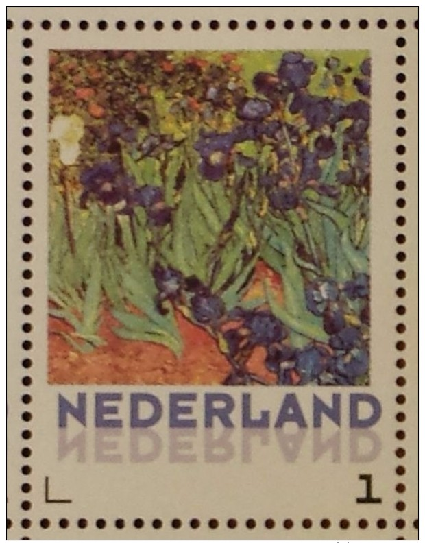 Persoonlijke Postzegel B13 Gegomd Mobiele OKI531 Printer Postaumaat 2013 NIEUW!! Vincent Van Gogh Irises - Personnalized Stamps