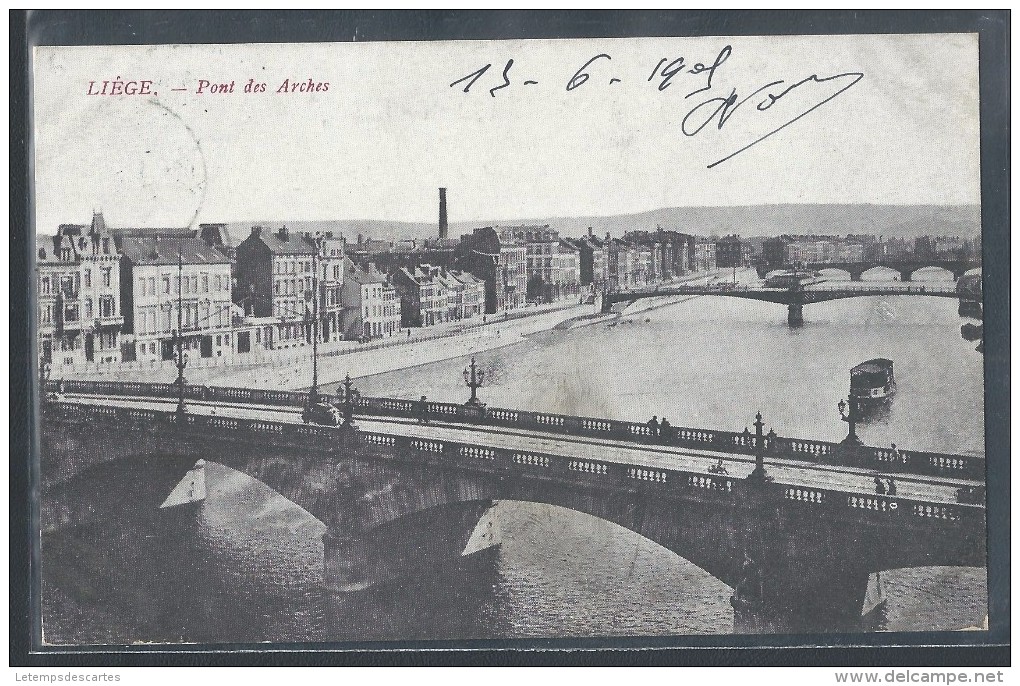 REPRODUCTION BELGIQUE - Liège, Pont Des Arches - Liege