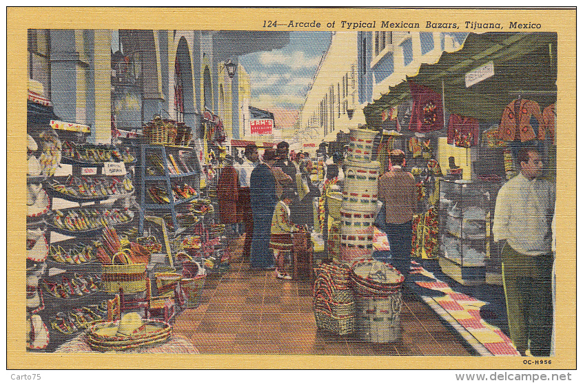 Mexique - Mexico - Tijuana - Aracade - Mexican Bazars - Paniers Vannerie - Mexico