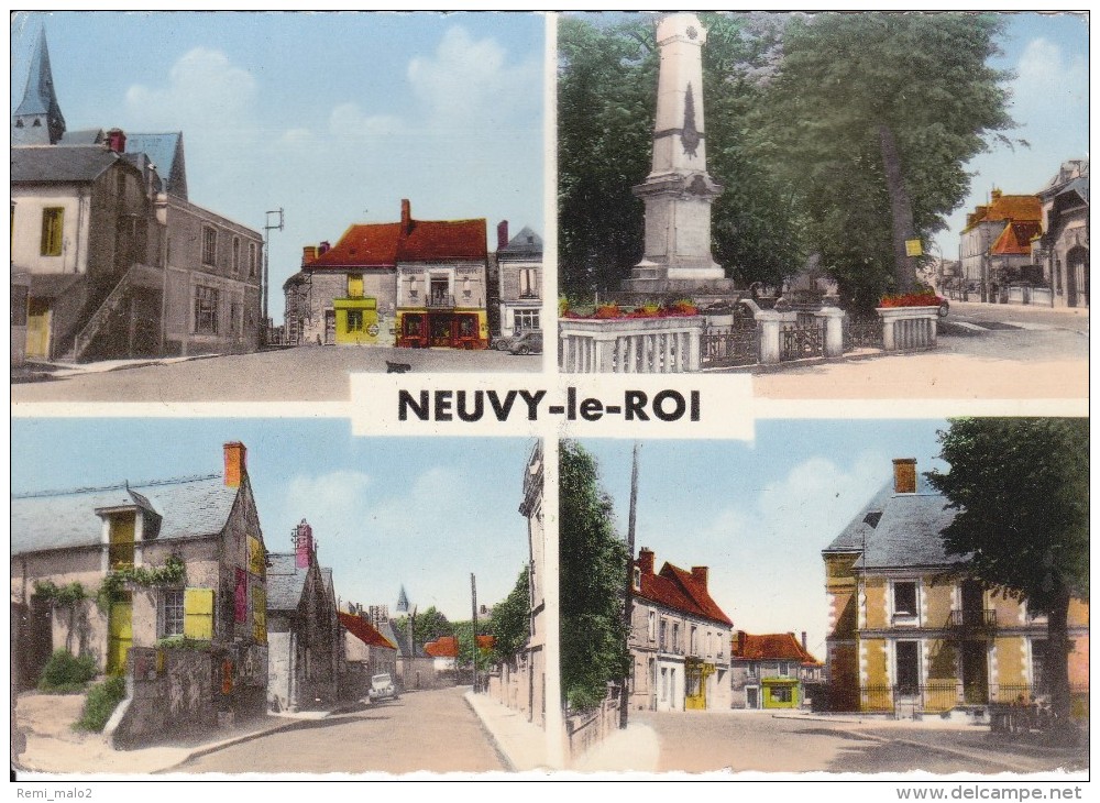 CPSM   NEUVY LE ROI 37 - Neuvy-le-Roi