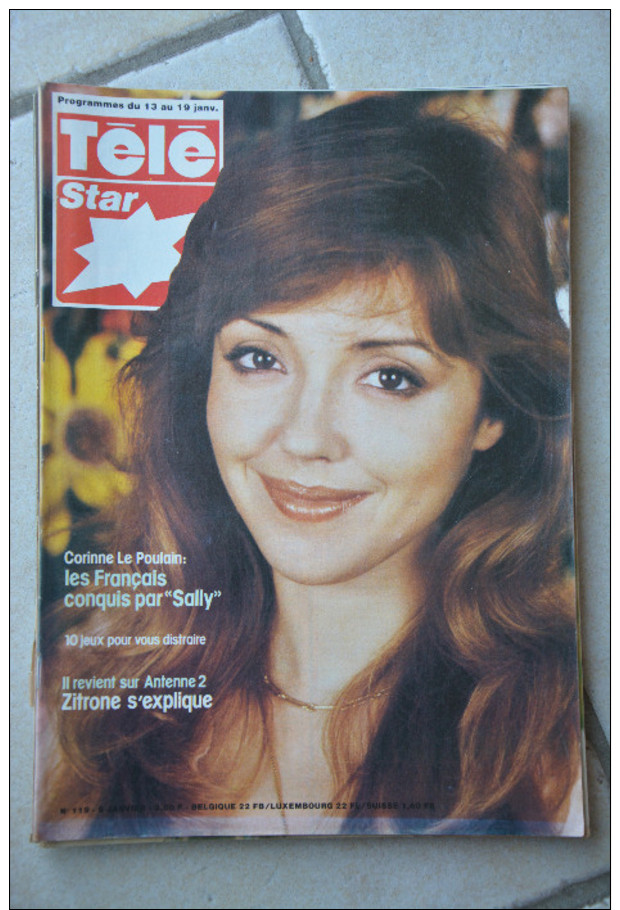 TELE STAR N° 119-Corinne LE POULAIN En Couverture - Télévision