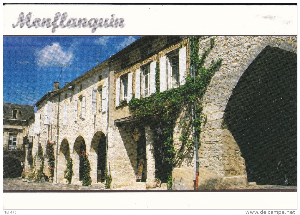 47----MONFLANQUIN----voir  2 Scans - Monflanquin