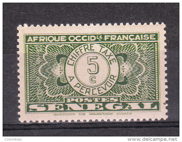 SENEGAL YT TAXE 22 Neuf - Timbres-taxe