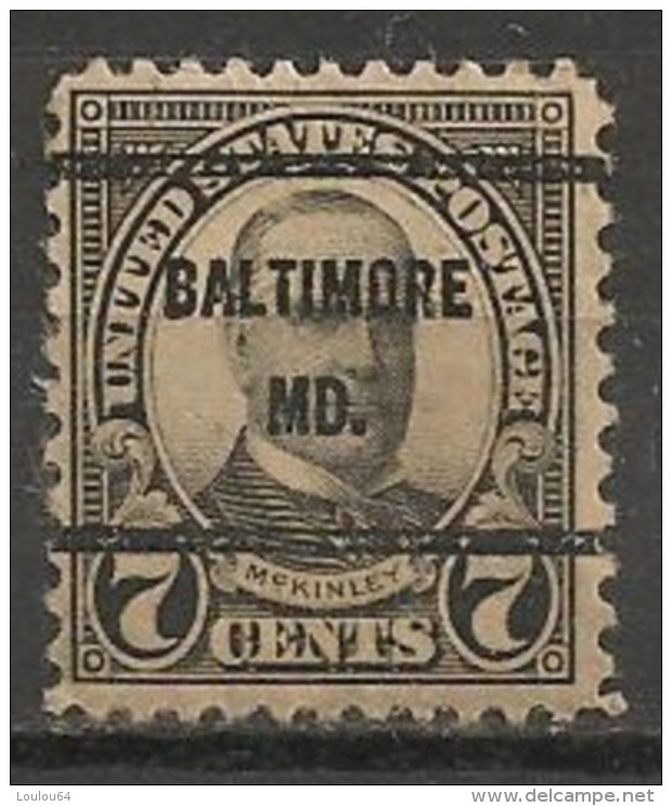 Timbres - Amérique - Etats-Unis - 1923-1926 -  7 Cents  - - Gebraucht