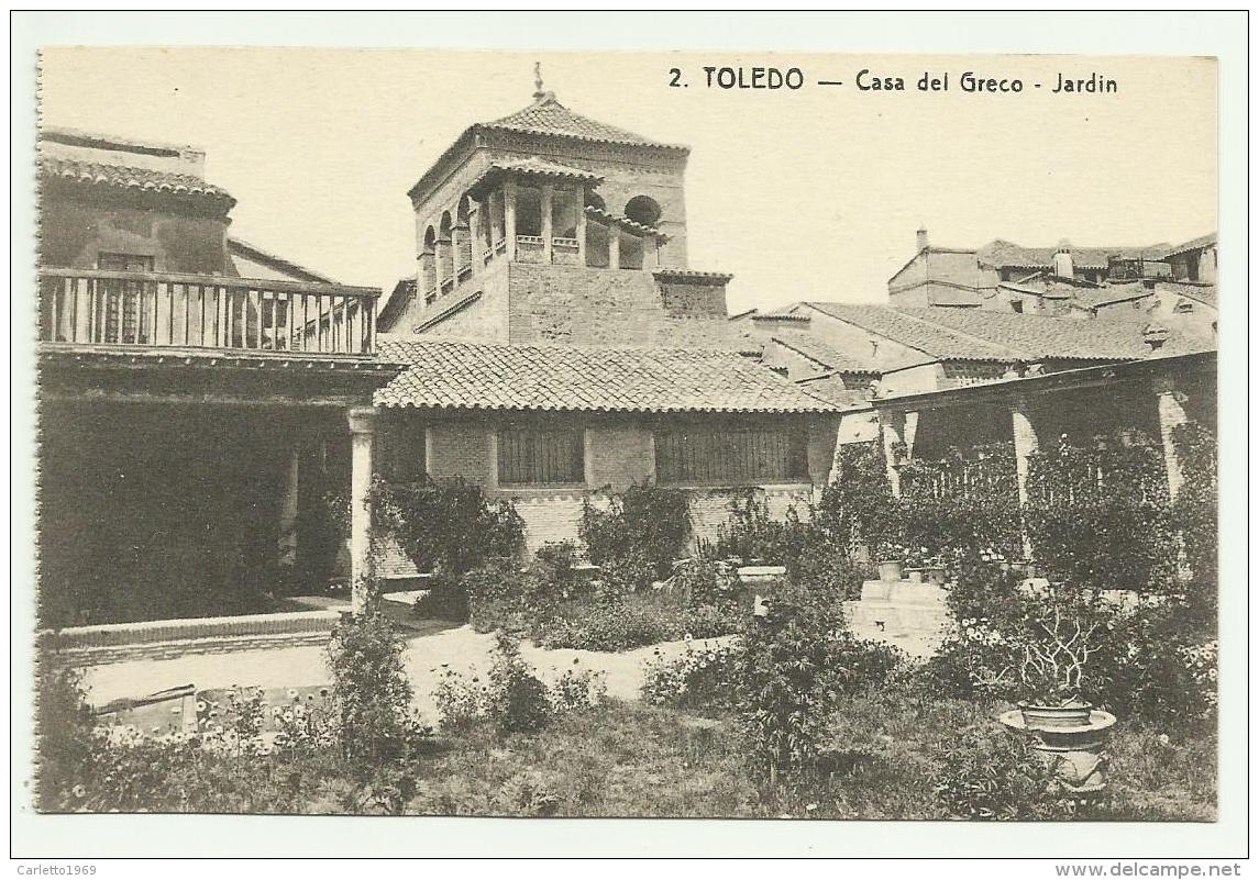 TOLEDO - CASA DEL GRECO - JARDIN NV FP - Toledo