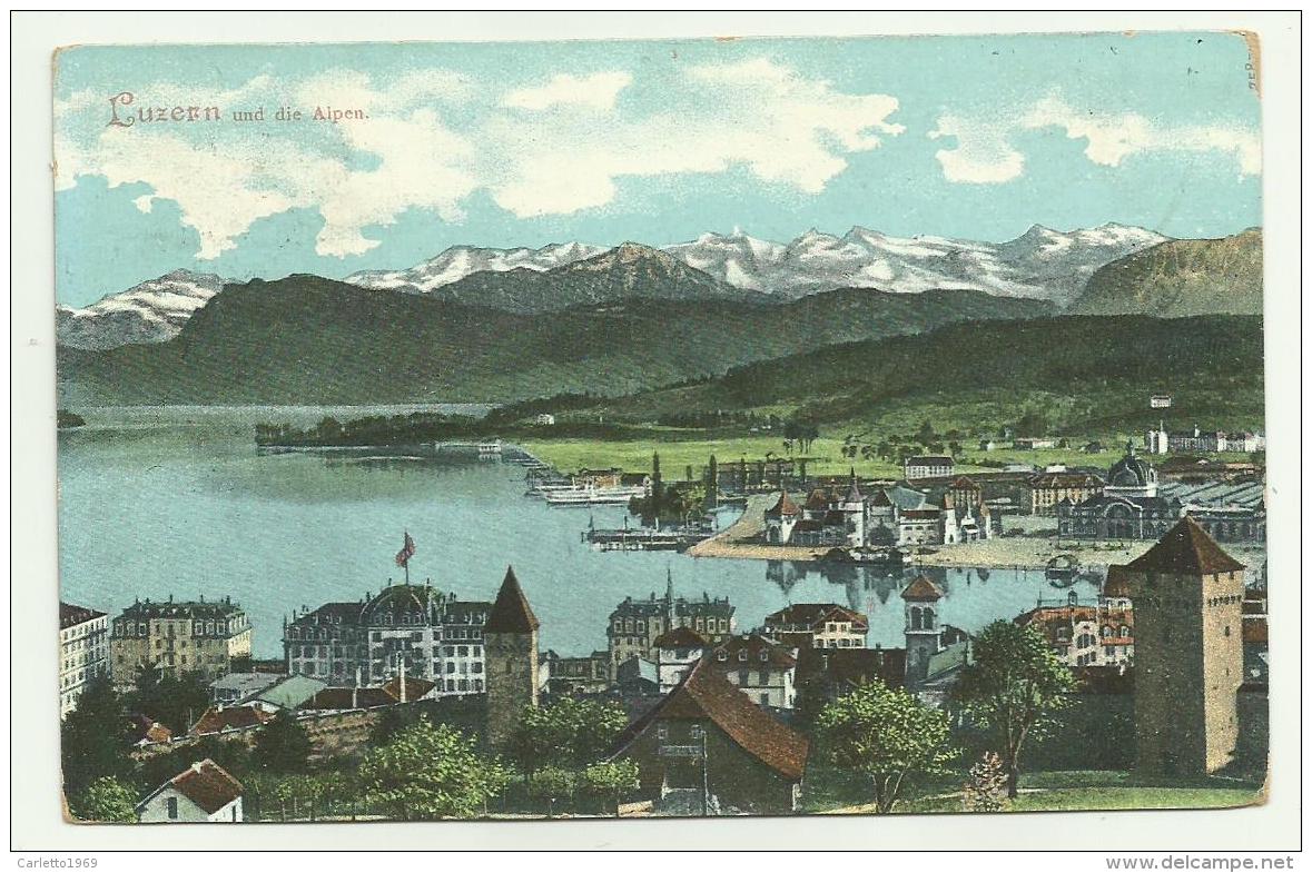 LUZERN UND DIE ALPEN VIAGGIATA FP - Lucerna