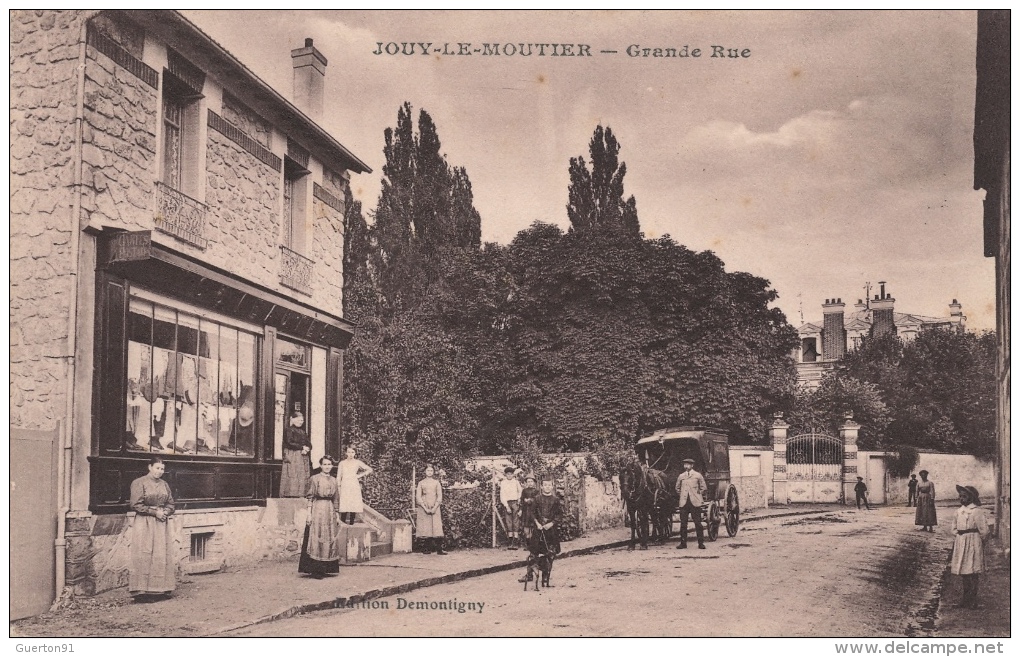 ( CPA 95 )  JOUY-LE-MOUTIER  /  Grande Rue - - Jouy Le Moutier