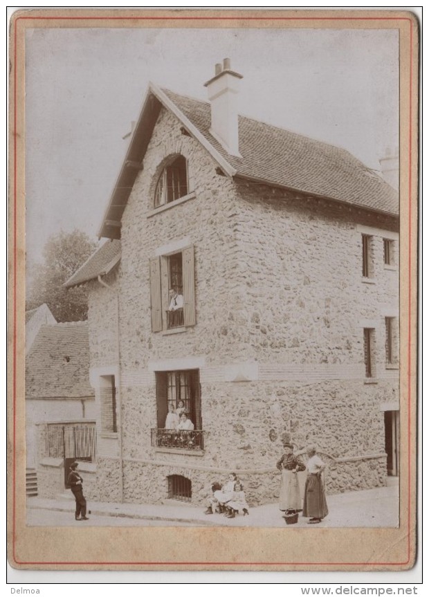 Photo Originale Evecquemont 78 Résidence Gerin Rue D´Adhémar - Anciennes (Av. 1900)