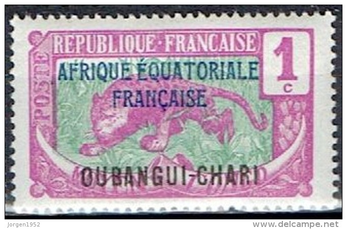 FRANCE # UBANGUI 1924-26 STAMPWORLD 43** - Otros & Sin Clasificación